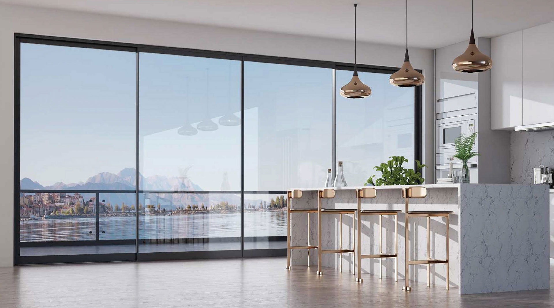 Double Glazed Smart Slide Doors Perth - Modern Aluminium Windows and Doors